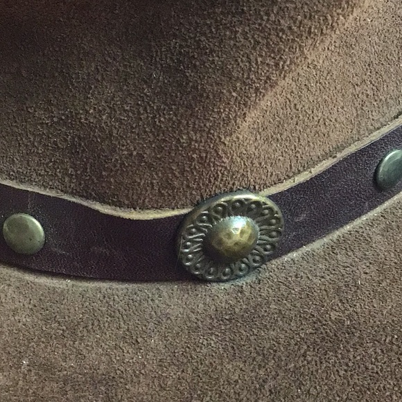 Vintage Brown Suede Hat From Winfield Cover Co. San Francisco - Picture 5 of 5